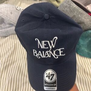 New Balance Dark Blue Cap with White Logo
